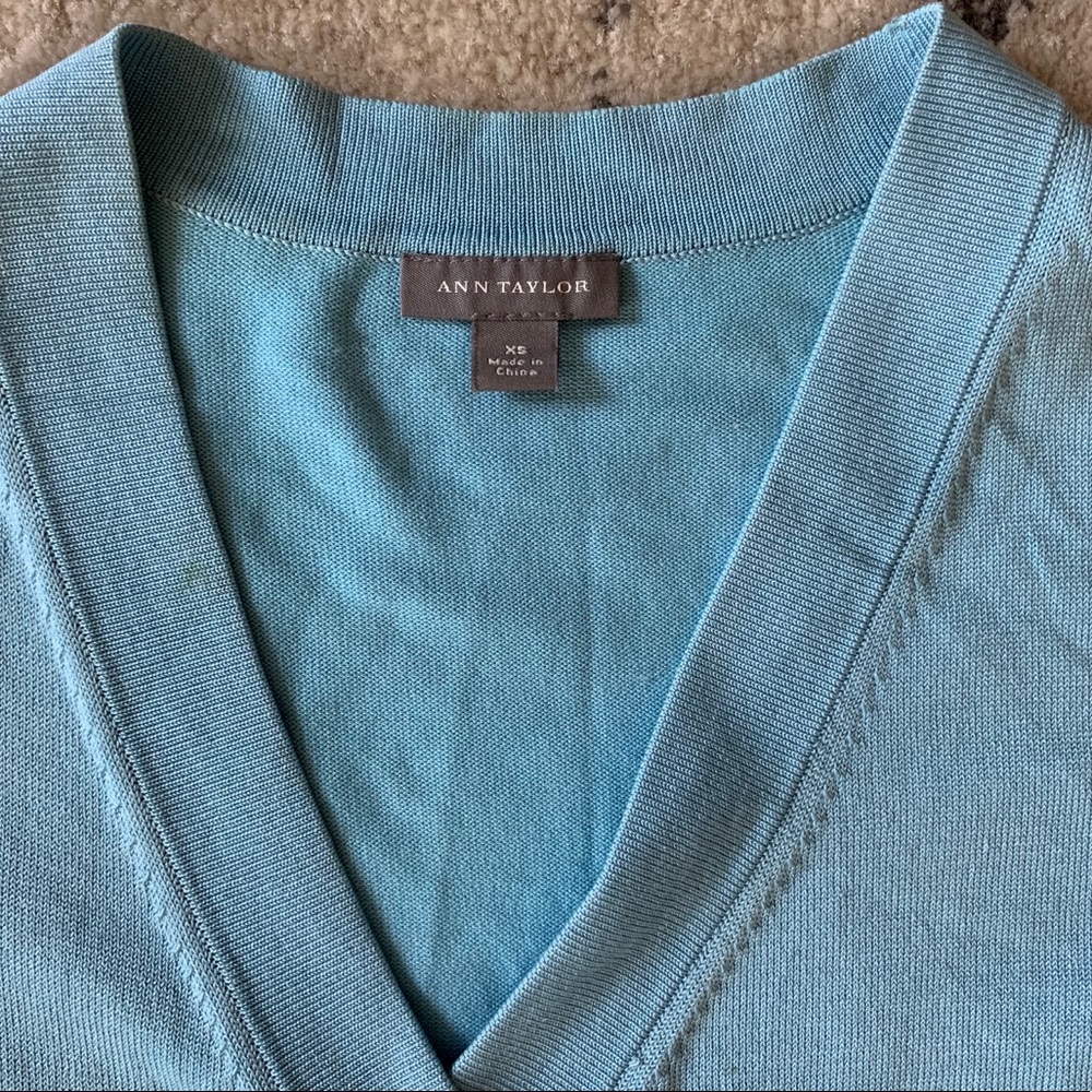 Ann Taylor Wrap-Look Sweater - Picture 3 of 7